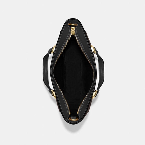 NWT Coach Outlet Alice Satchel In Signature Canvas - Picture 3 of 6